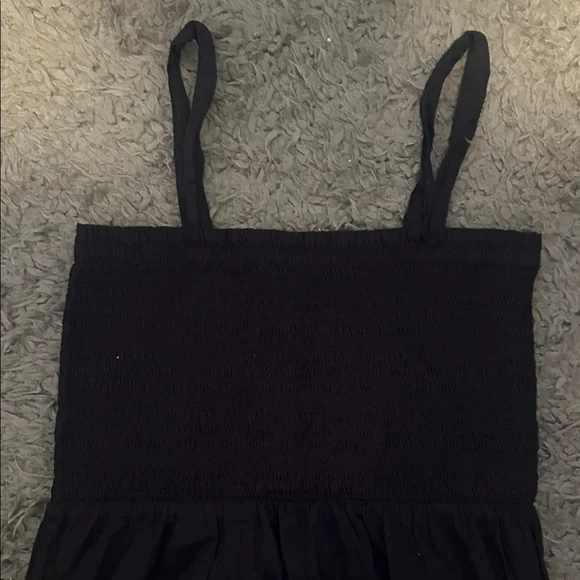 LOFT Black Midi Dress - Picture 2 of 3